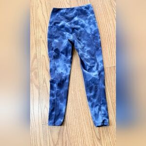 Danskin Now Womens Gray/Blue Athletic Skinny Fit Yoga Pants Size Small